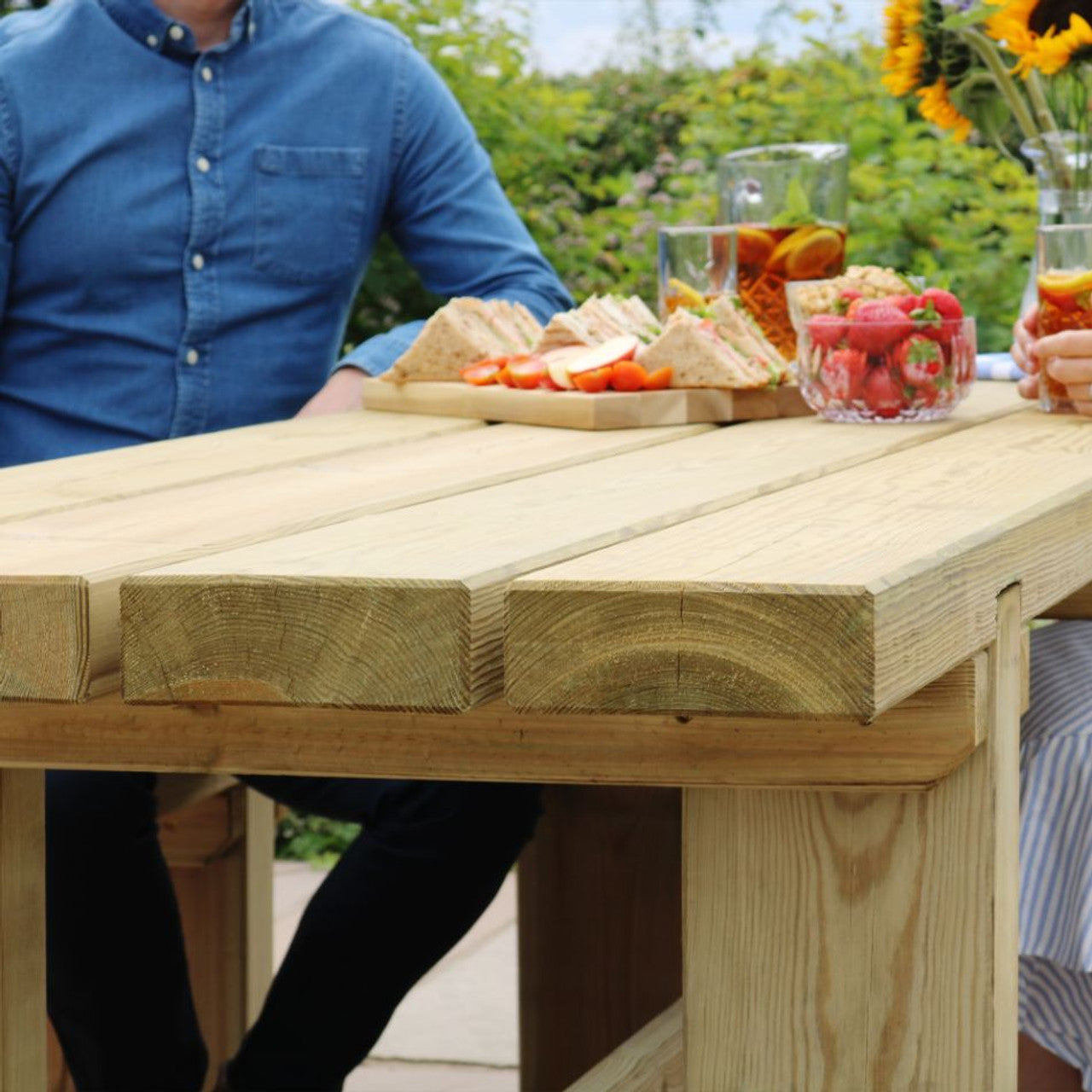 Zest Rebecca 6 Seater Garden Table