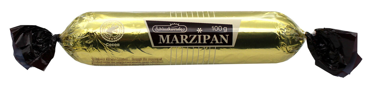 Dark Chocolate Covered Marzipan Bars 100g