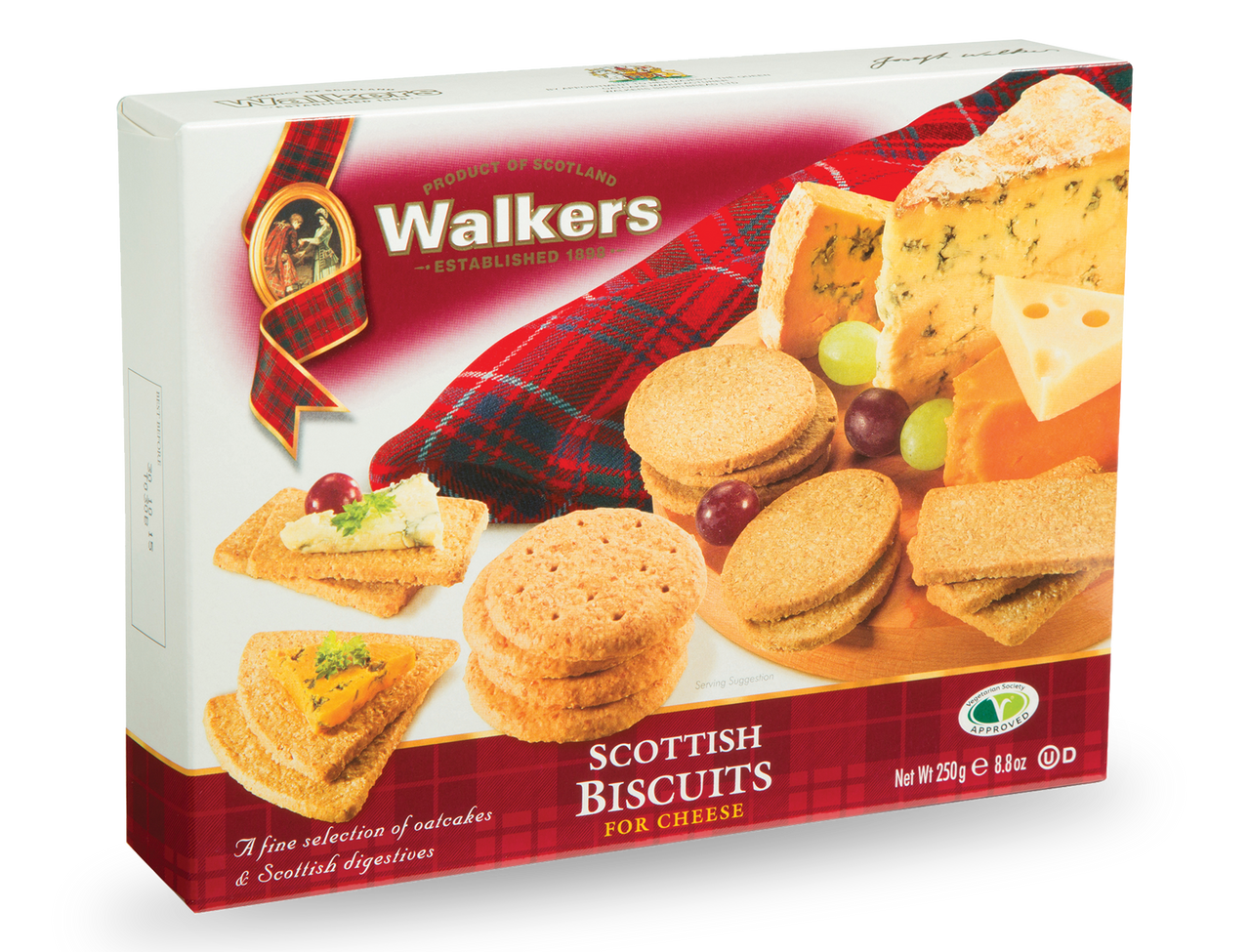 Oat Biscuits For Cheese (Carton) 250G