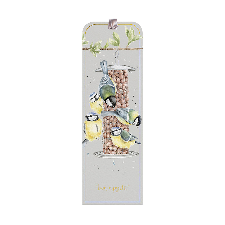 Wrendale Blue Tit Bookmark - Bon Appetit - Threaplands