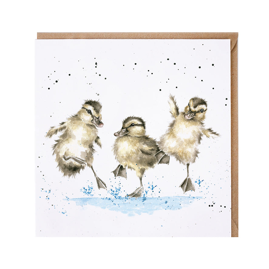 Wrendale Card- Puddle Ducks