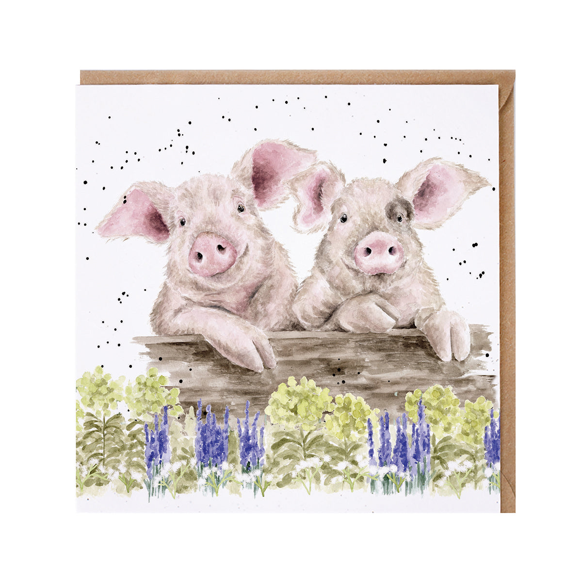 Wrendale Card - Nosy Neighbours