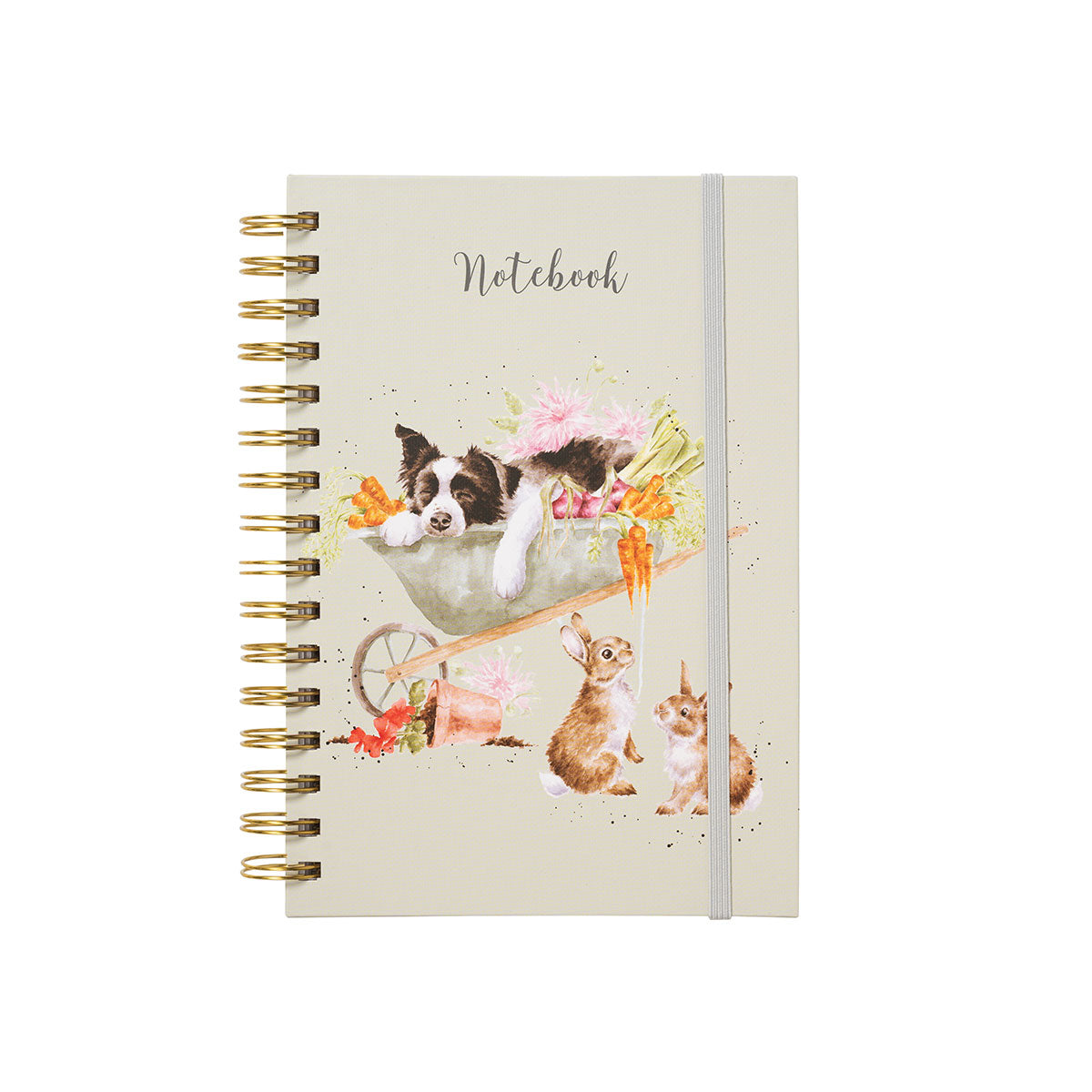 Wrendale Dog A5 Notebook - Sleeping on the Job