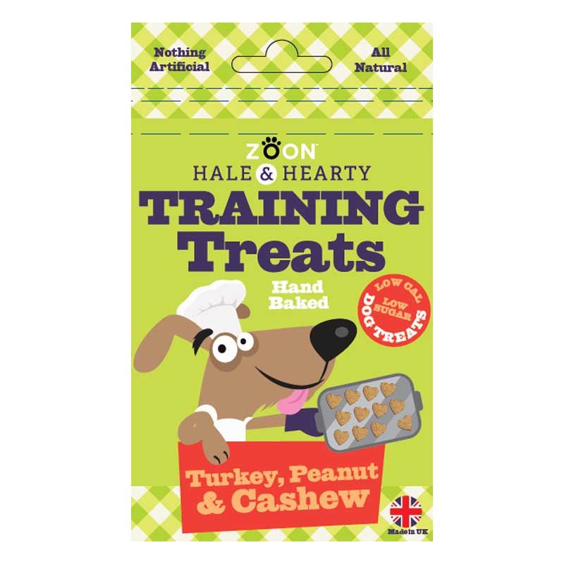 Zoon Training Treats Turkey , Peanut & Cashew 50g - Threaplands