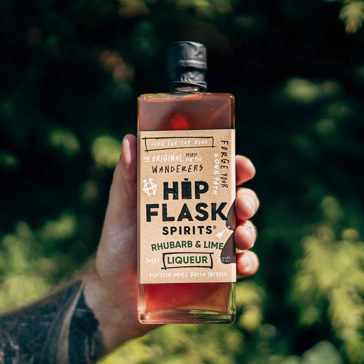 Hipflask Rhubarb & Lime 20cl 20% - Threaplands