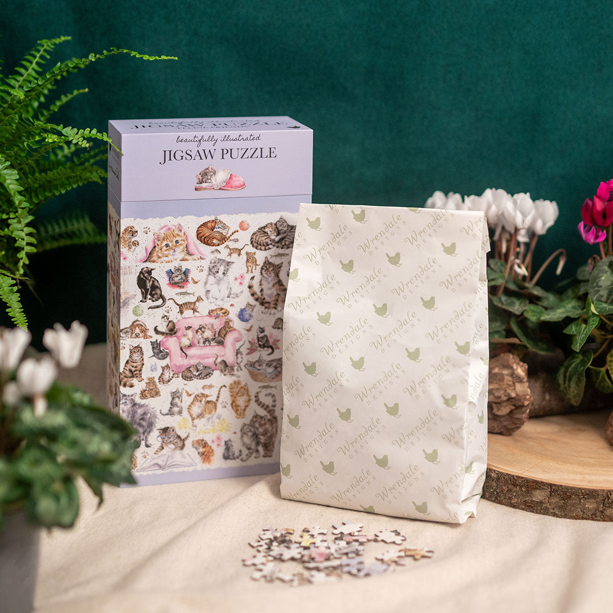 Wrendale Cat Puzzle - Feline Friends