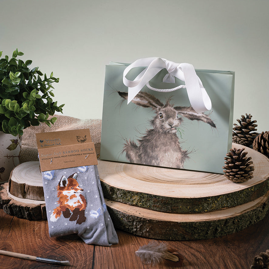 Wrendale Fox Sock - Born to be Wild