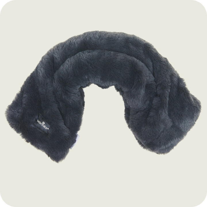 Warmies Luxury Neck Wrap Charcoal Microwavable In Box