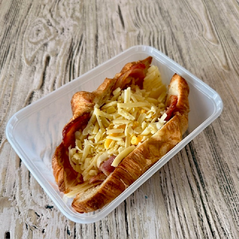 Christmas Day Bacon & Cheddar Croissant