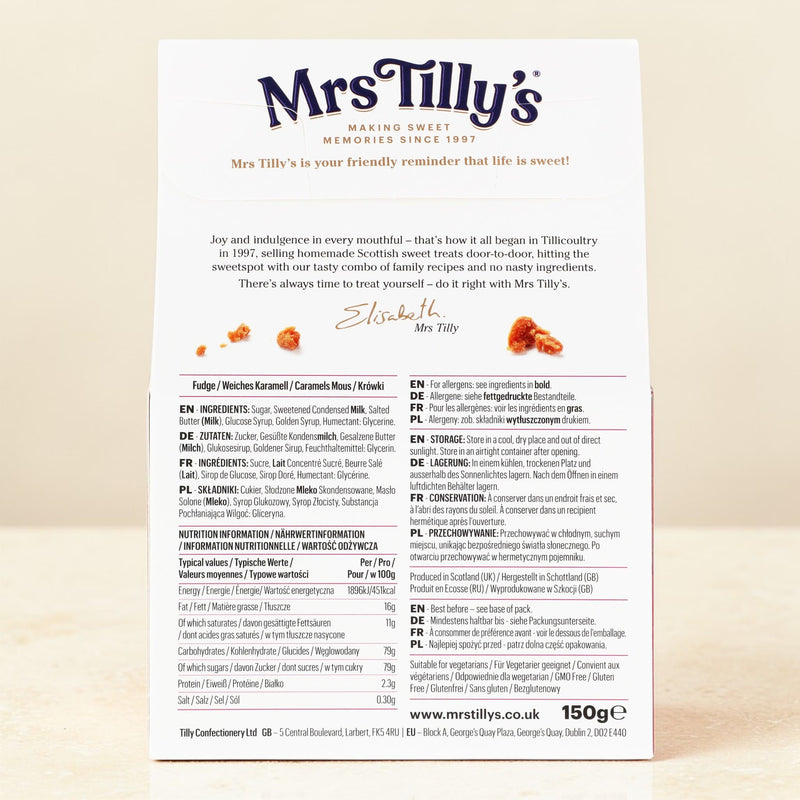Mrs Tilly's Original Scottish Fudge 150g