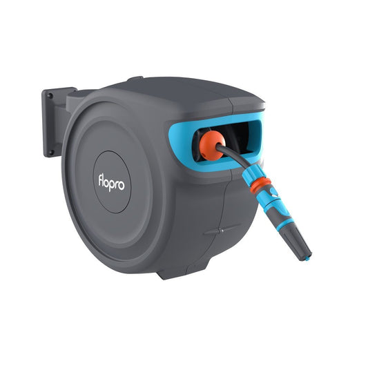 Florpo Auto Rewind Wall Mounted Hose Reel with 20m Hose