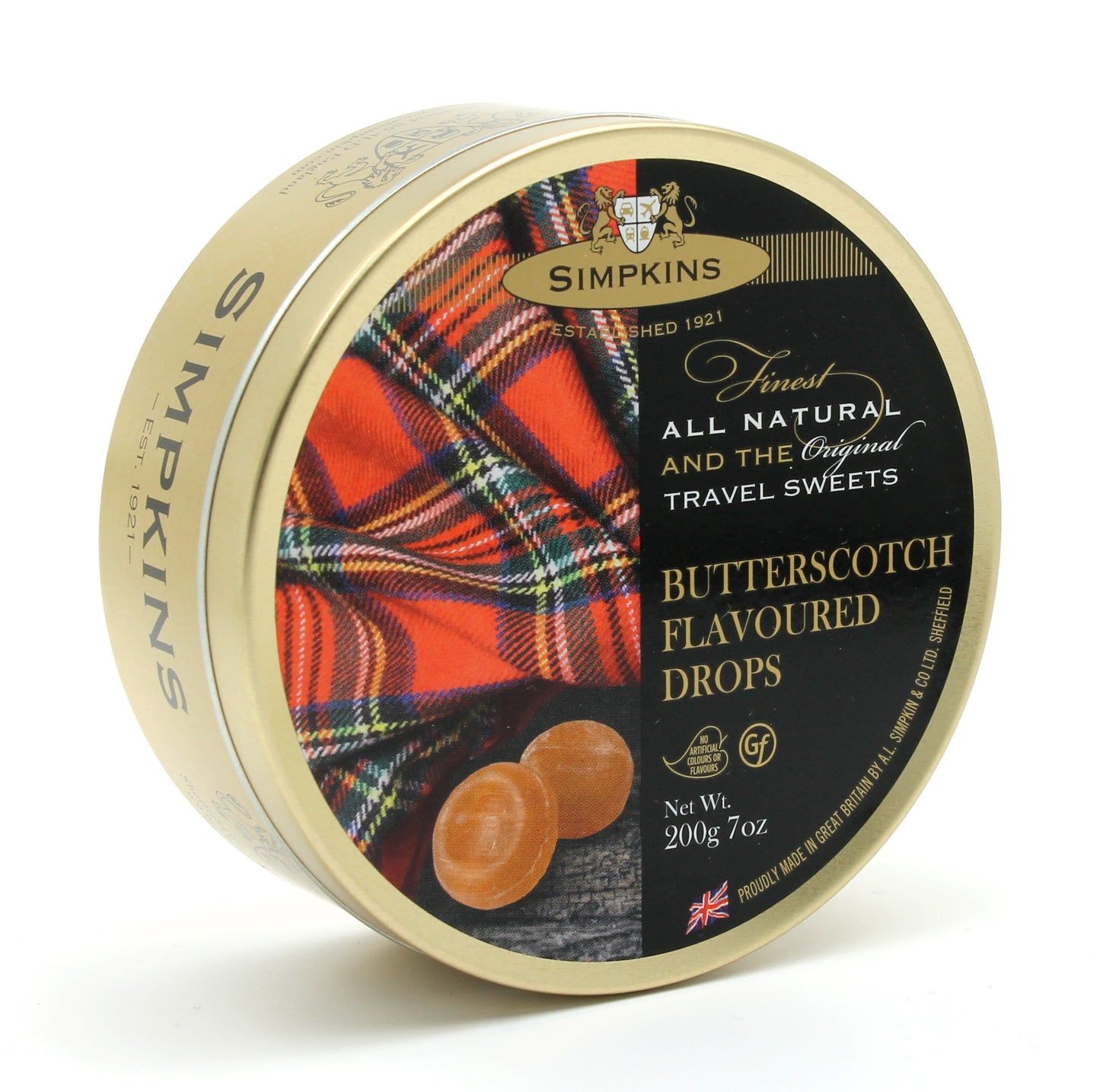 Simpkins Butterscotch Travel Sweets 200g