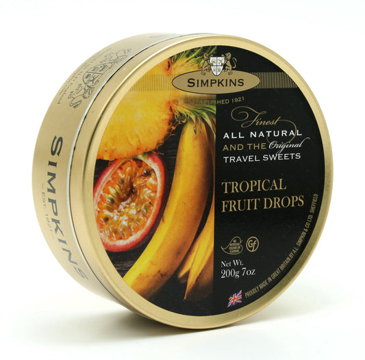 Simpkins Tropical Fruit Travel Sweets 200g