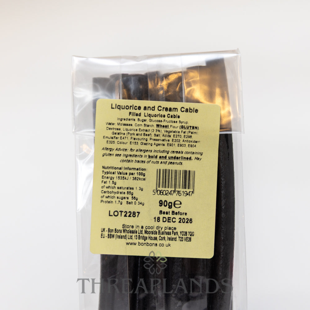 Bon Bon's - Liquorice & Cream Cables