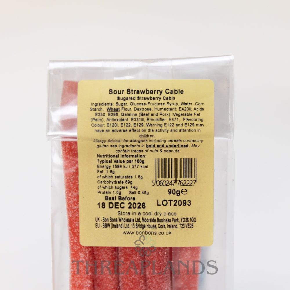Bon Bon's - Sour Strawberry Cables