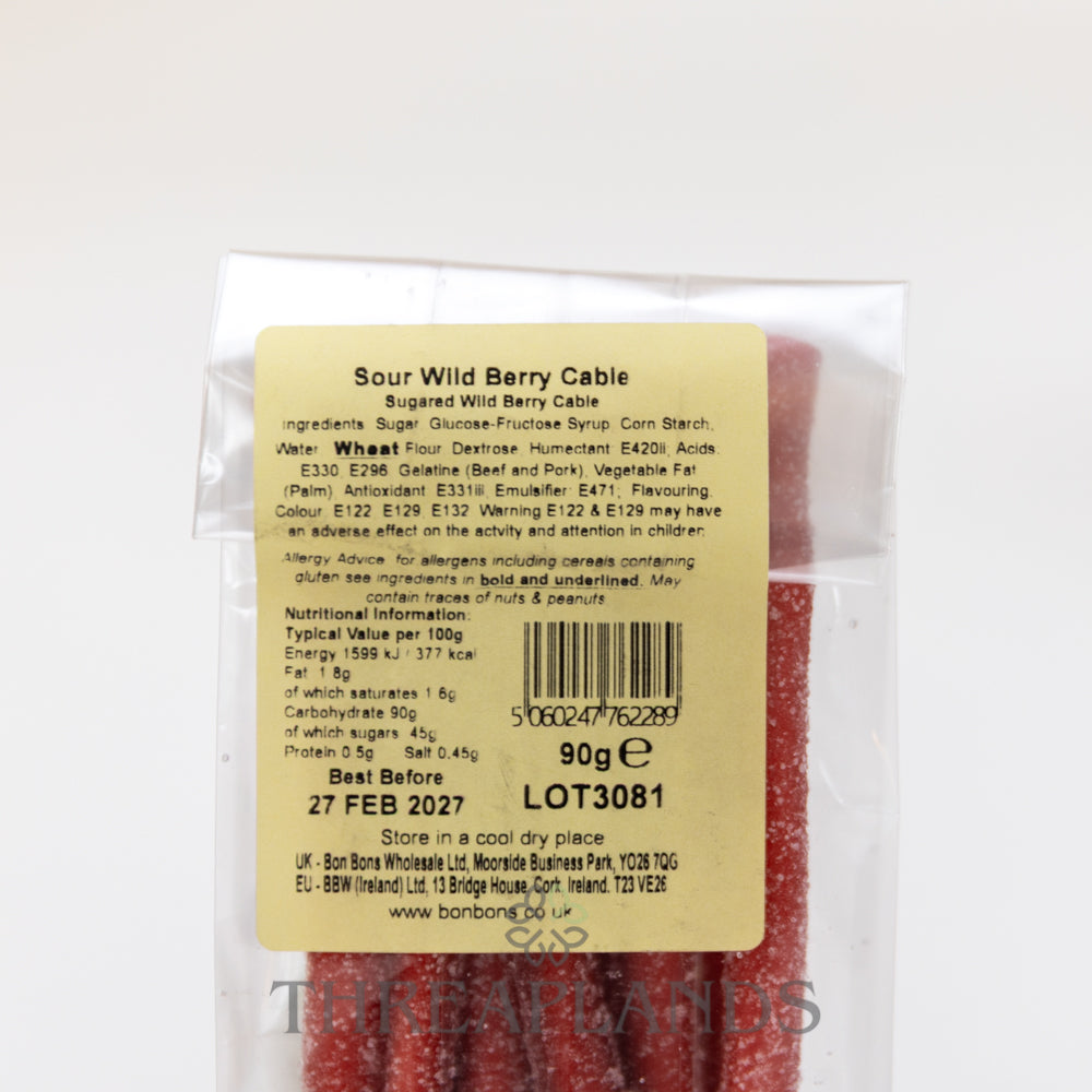 Bon Bon's - Sour Wild Berries Cables