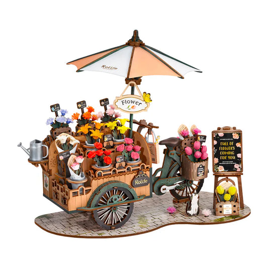 Robotime Rolife- Blossom Cart