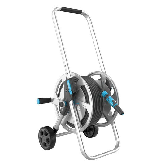 Flopro Metal Hd Hose Cart Set With 50M Everyday Hose