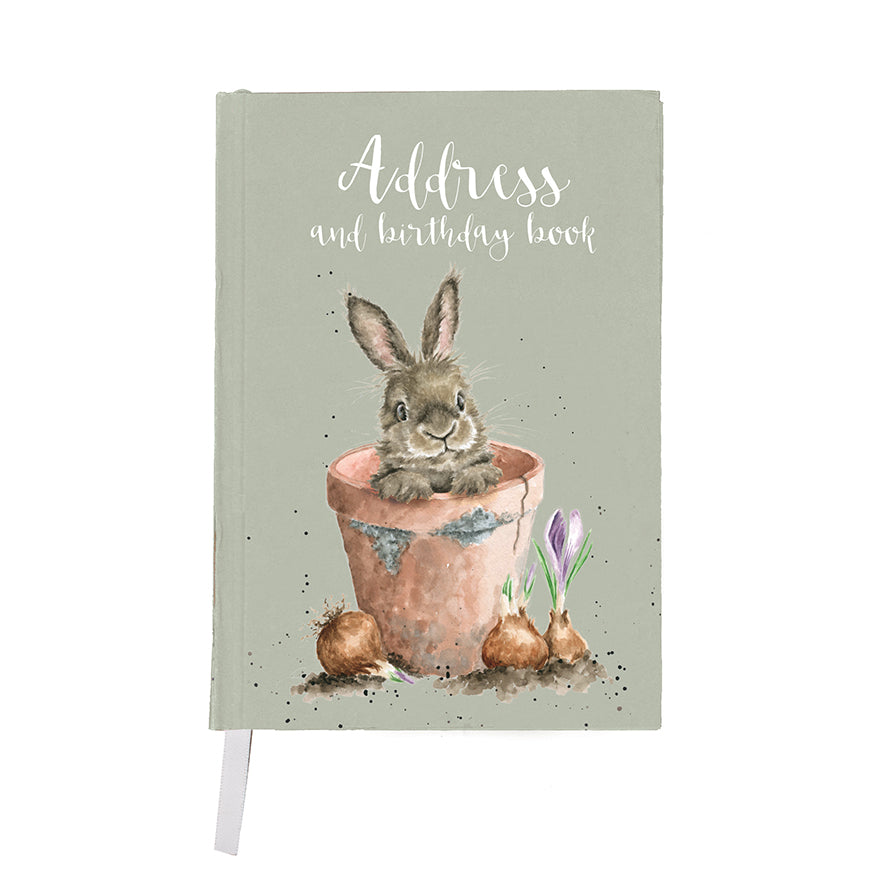 Wrendale Rabbit Address Book - The Flower Pot
