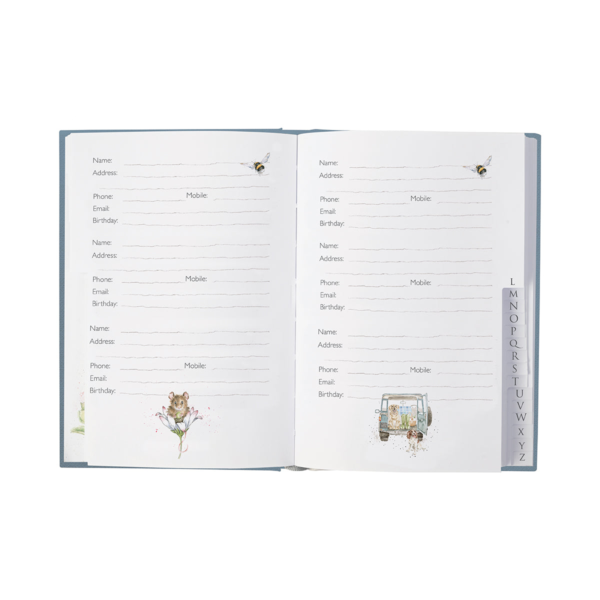 Wrendale Address Book  The Highlander