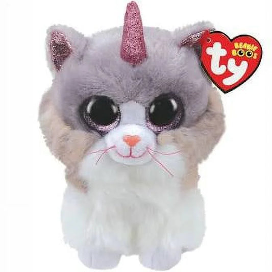 Ty Beanie Boos - Asher Unicorn Cat - Regular