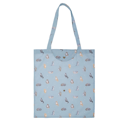 Wrendale Foldable Shopping Bag - Cats