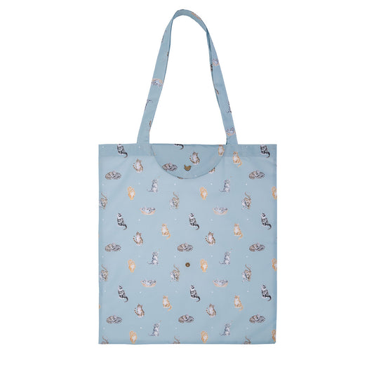 Wrendale Foldable Shopping Bag - Cats