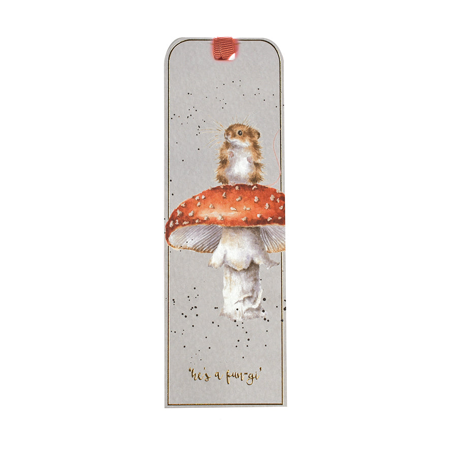 Wrendale Mouse Bookmark - He's a FunGi - Threaplands