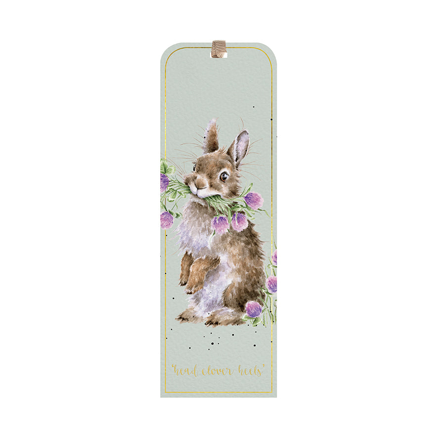 Wrendale Rabbit Bookmark - Head Clover Heels
