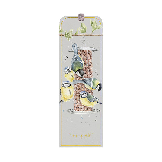 Wrendale Blue Tit Bookmark - Bon Appetit - Threaplands