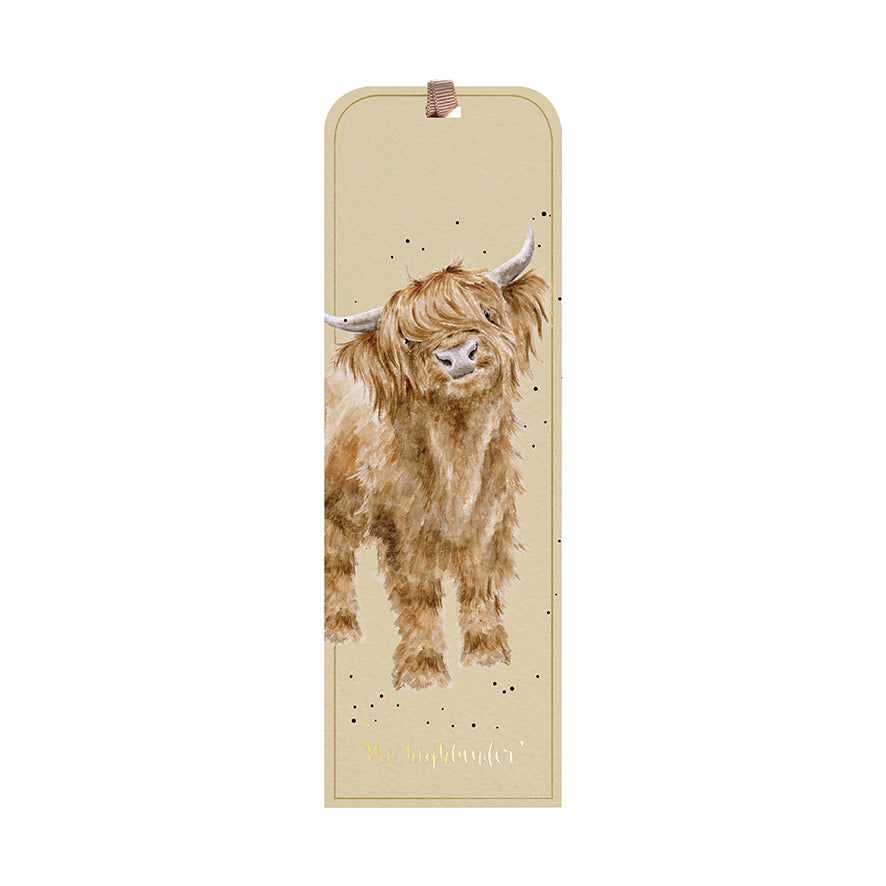 Wrendale Highland Cow Bookmark - Heilen Coo - Threaplands