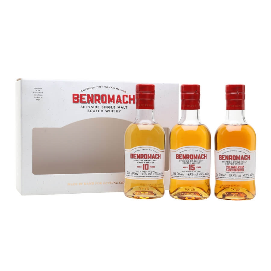Benromach Tri-Pack 10,15,12 Yo
