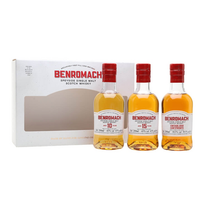 Benromach Tri-Pack 10,15,12 Yo