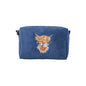 Wrendale Highland Cow Makeup Bag - Daisy Coo