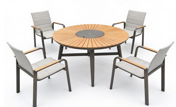 Costa Rica 4 Seat Dining Set