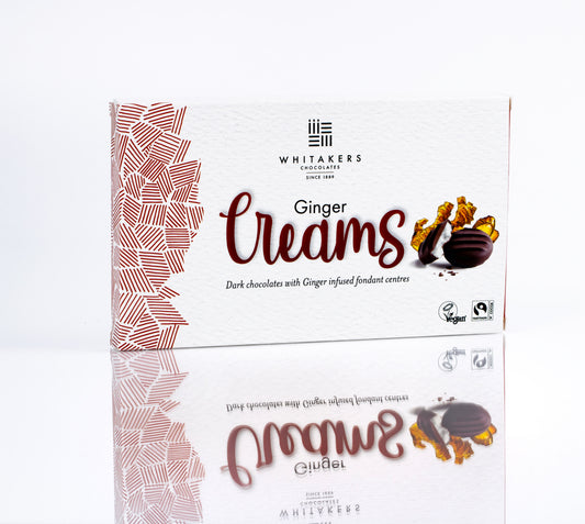 Whitakers Ginger Creams 150g  - Fairtrade, Vegan