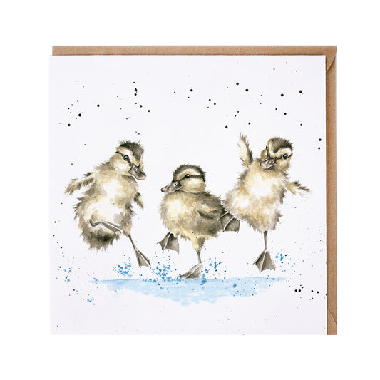 Wrendale Card- Puddle Ducks