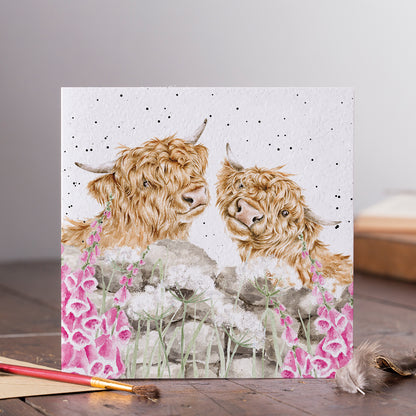 Wrendale Card- Just for Moo