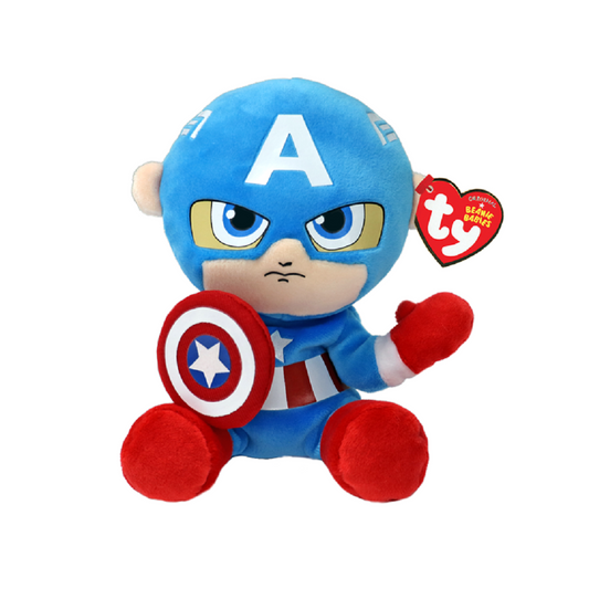 Ty Beanie Babies - Marvel - Captain America - Regular