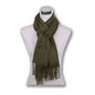 Couthie Plain Coloured Scarf Dark Green