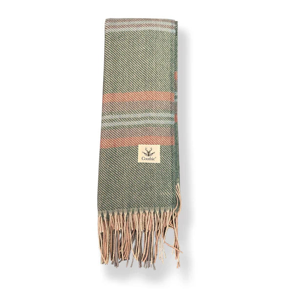 Couthie Soft Scarf Green