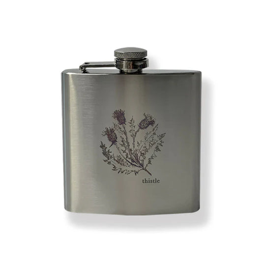 Couthie Thistle Ss 6Oz Hip Flask