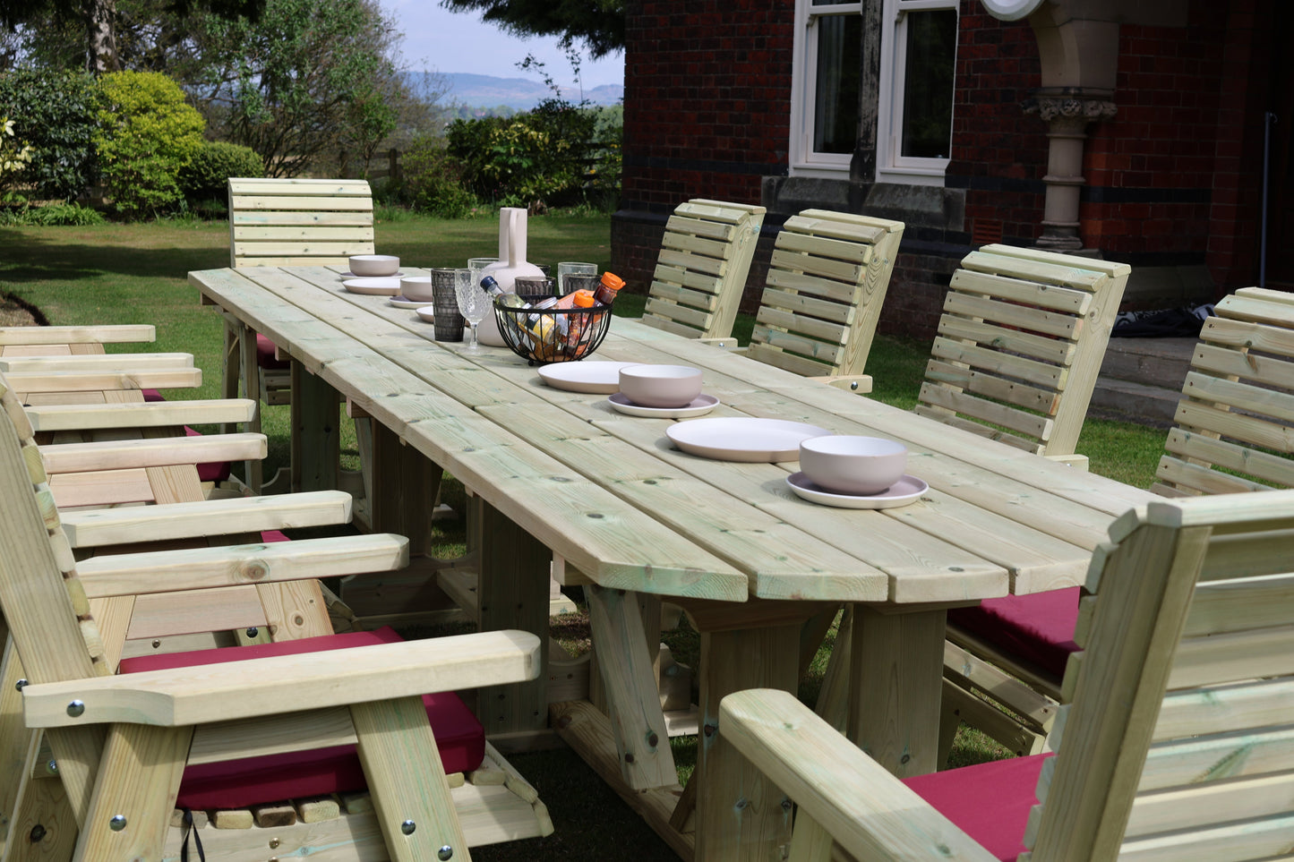 Ergo Large 10 Seater Dining Set