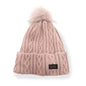 Female Pom Pom Hat Soft Pink