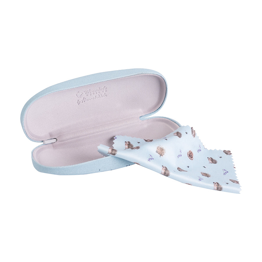 Wrendale Hedgehog Glasses Case - Love & Hedgehugs