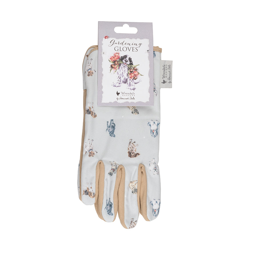 Wrendale Dog Garden Gloves - Blooming With Love
