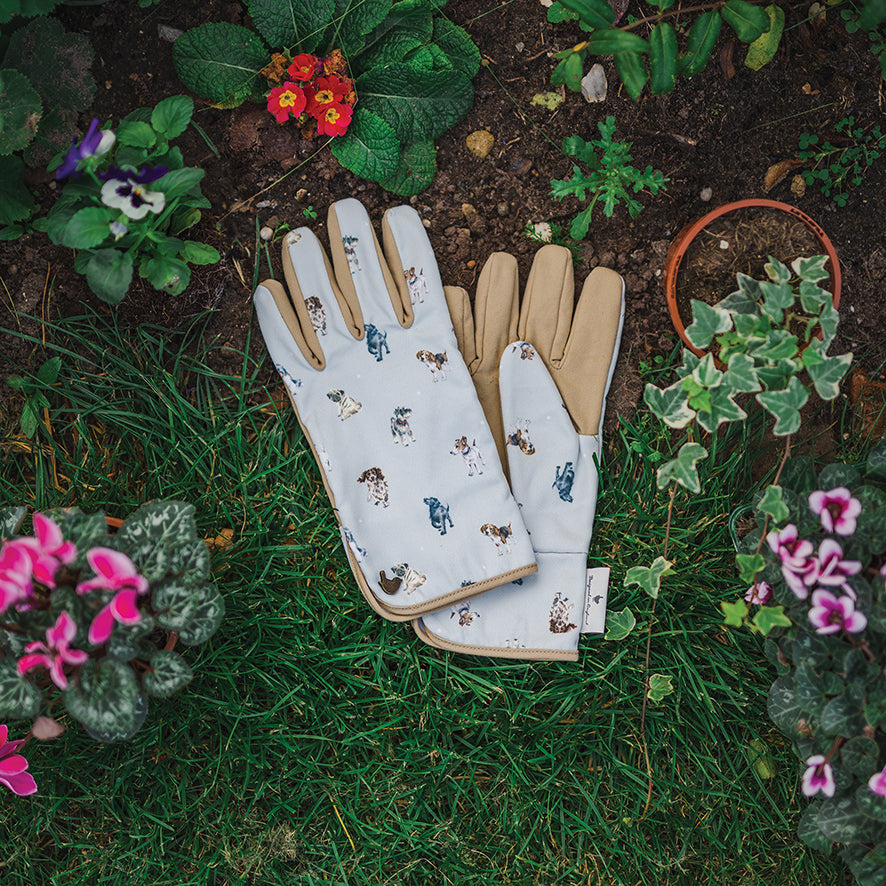Wrendale Dog Garden Gloves - Blooming With Love
