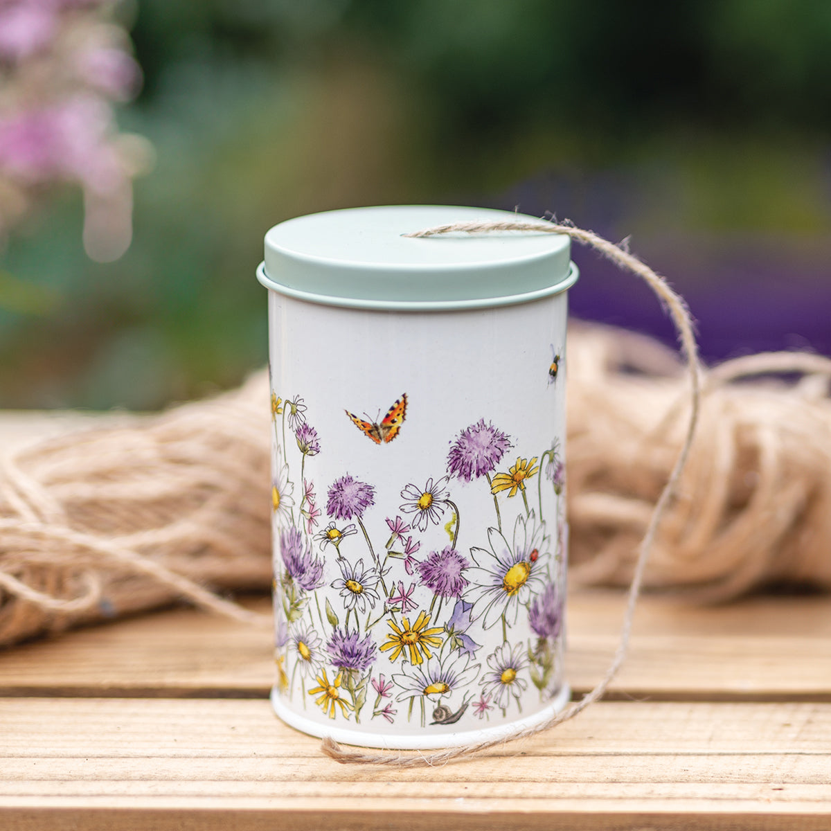 Wrendale Bee Garden String Tin - Just Bee-cause