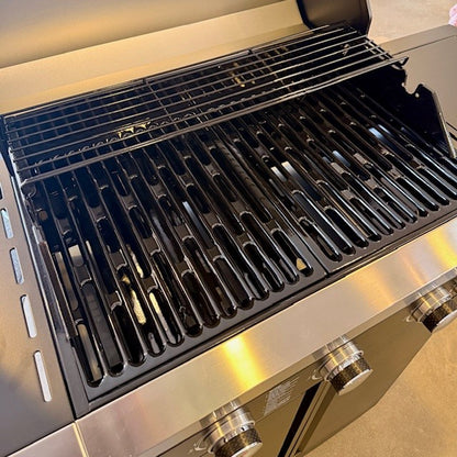Atom Grills Black Torch  Xenon 3.1 3 Burner Gas Barbeque