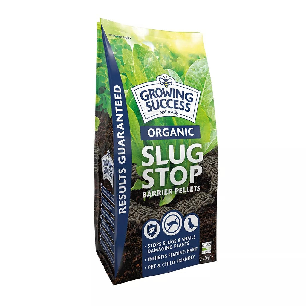 Growing Success Organic Slug Stop Pellet Barrier Pouch 3.5Ly)